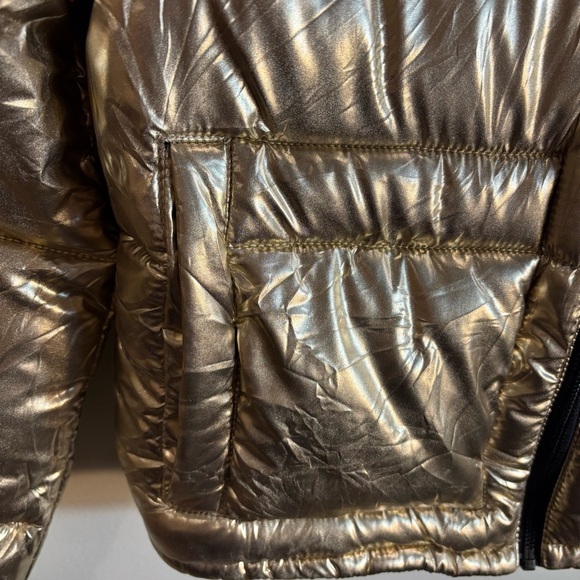 LOVERS + FRIENDS Sz XS Ripley Puffer Coat in Gold NEW WITHOUT TAGS - Picture 6 of 13
